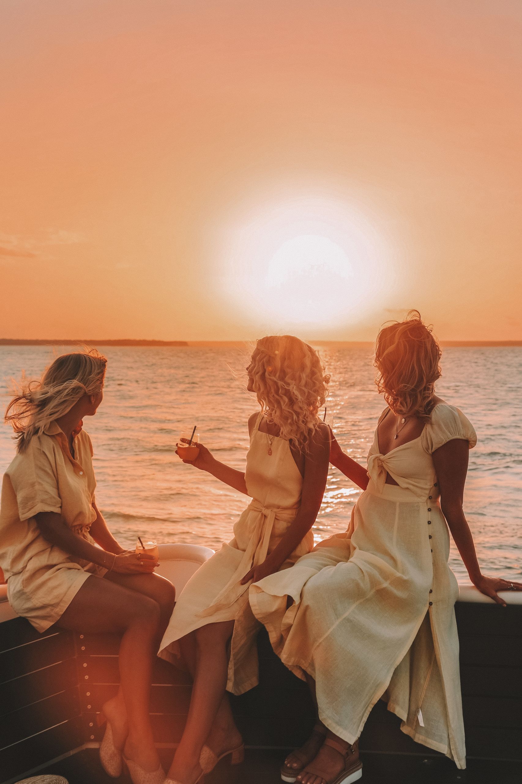 Girls enjoying Darwin Harbour Cruise Tour